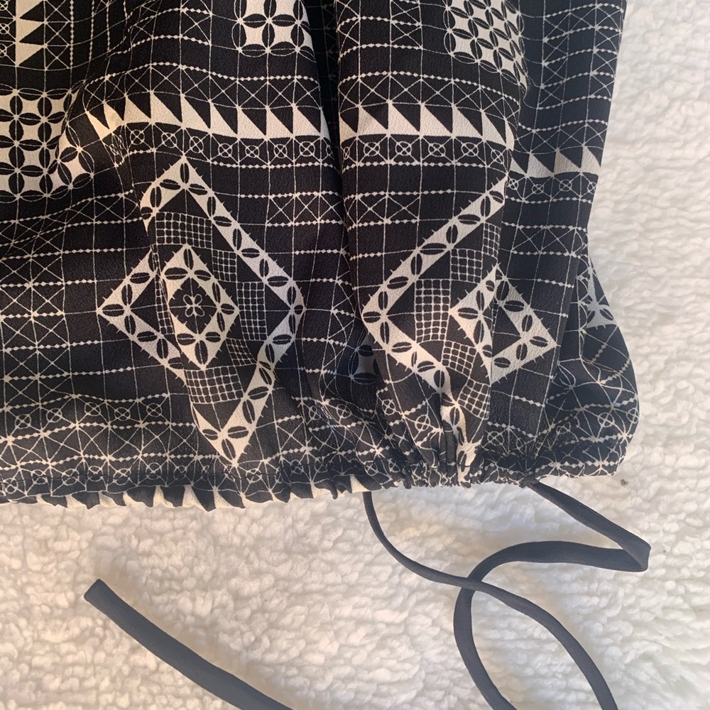 BCBG One Shouldered Patterned Top - Picture 3 of 8